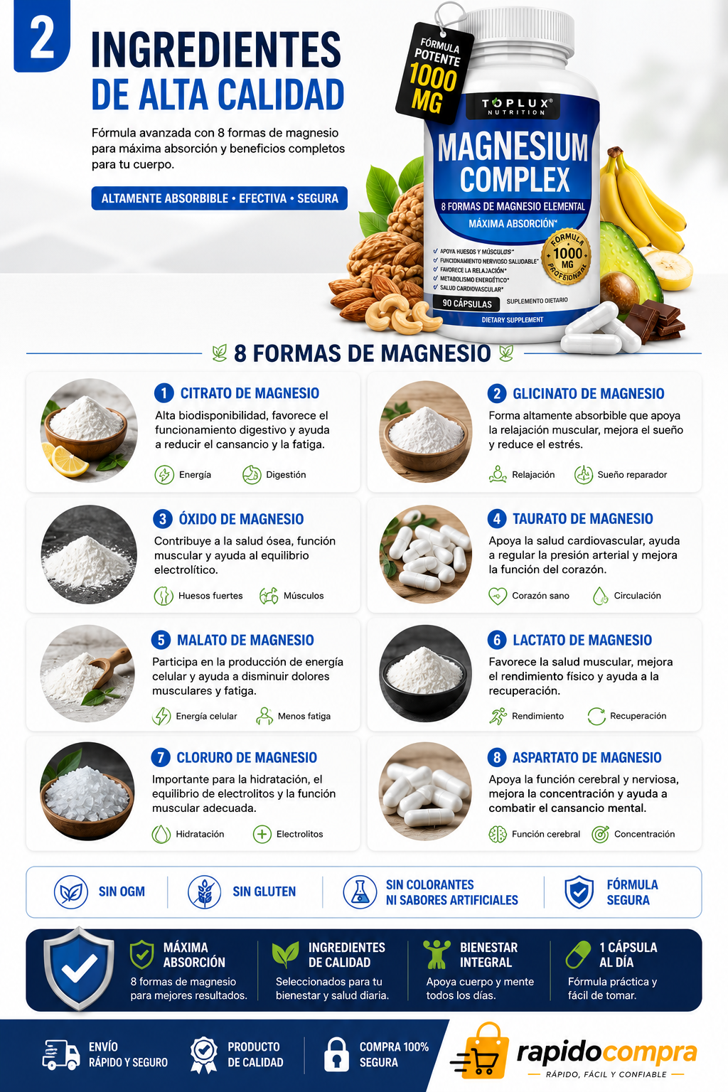 MAGNESIUM COMPLEX 1000 MG