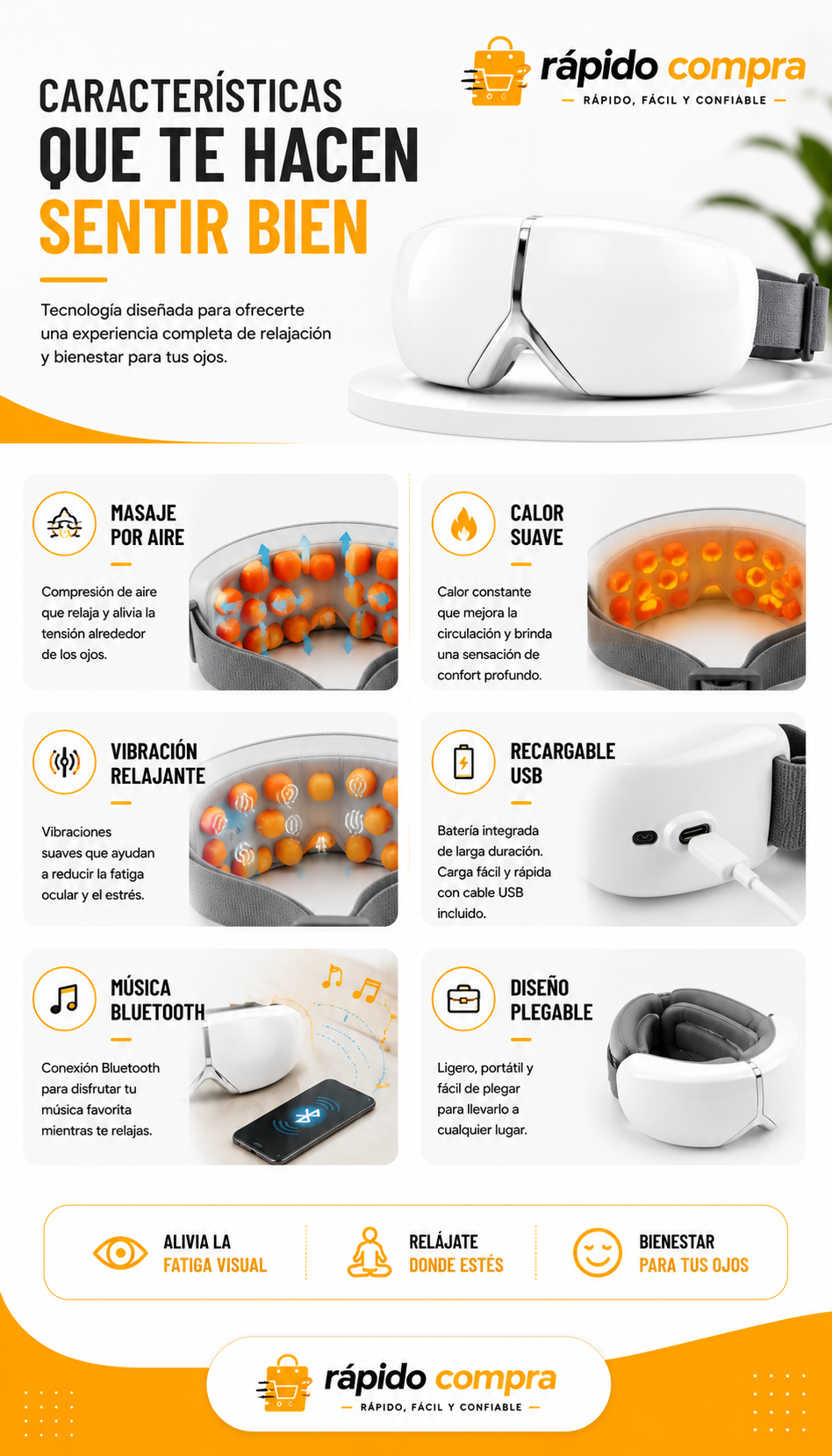 Masajeador Inteligente para Ojos