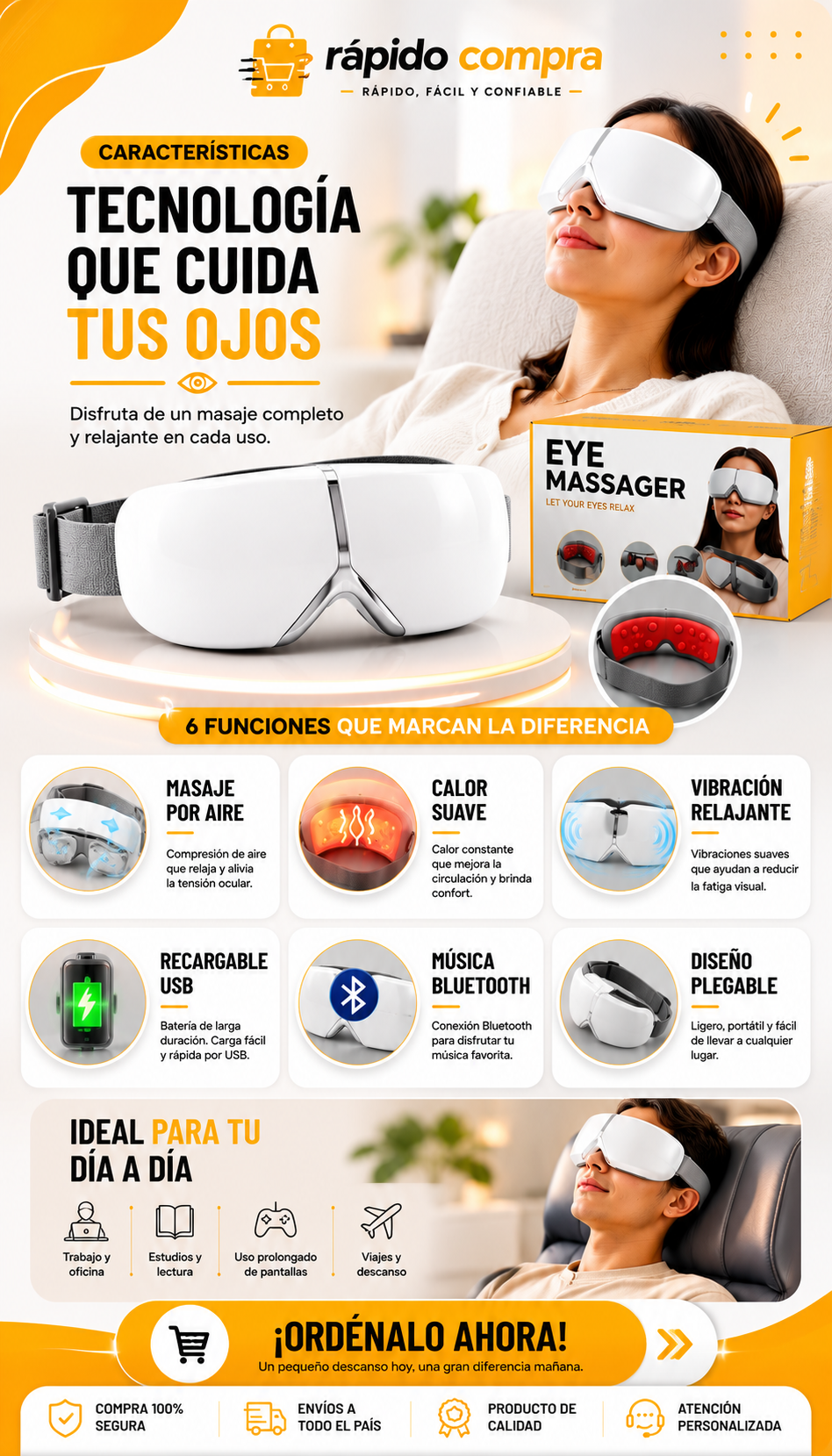 Masajeador Inteligente para Ojos