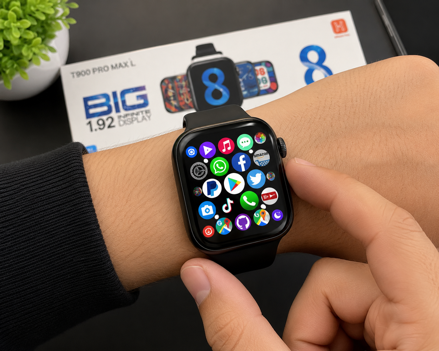 ⌚ Smartwatch T900 Pro Max – Pantalla HD, Llamadas Bluetooth y Funciones Inteligentes